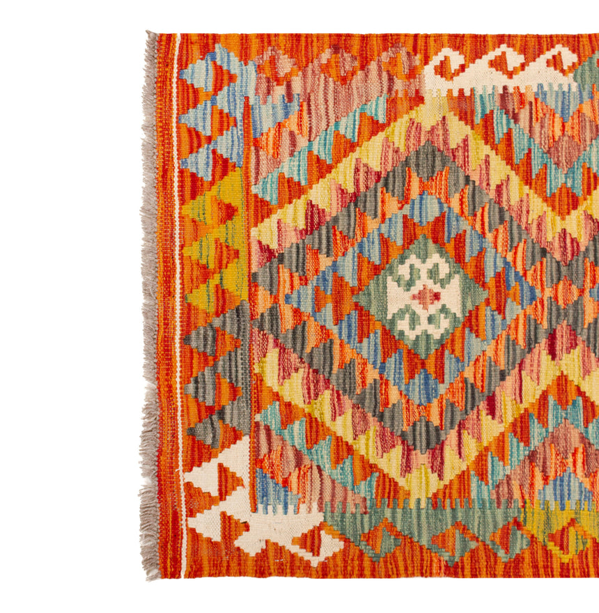 Kilim Afgano | 186 x 68 cm