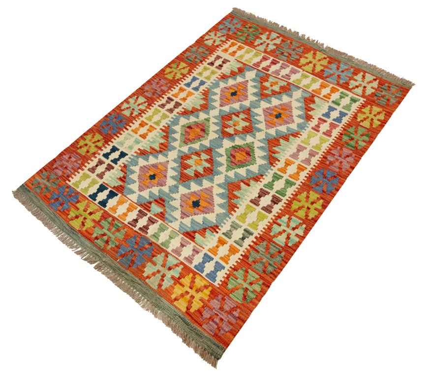 Kilim Afgano | 139 x 101 cm