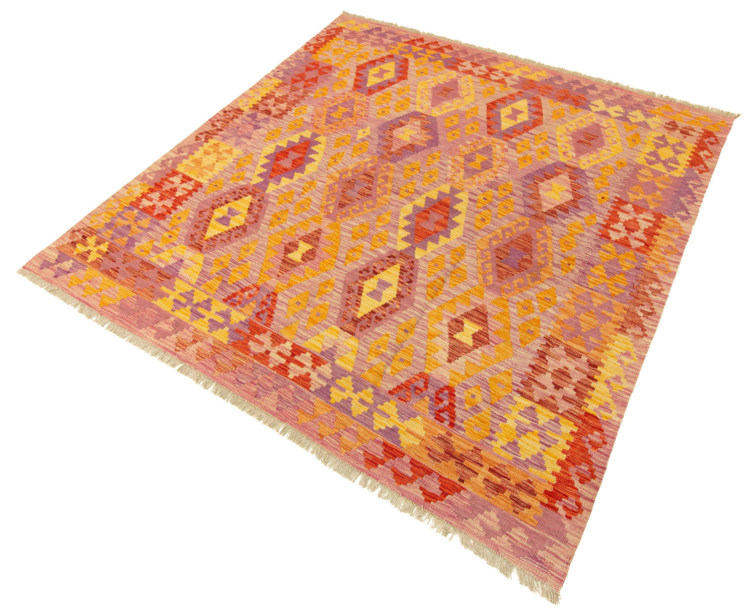 Kilim Afgano | 201 x 198 cm