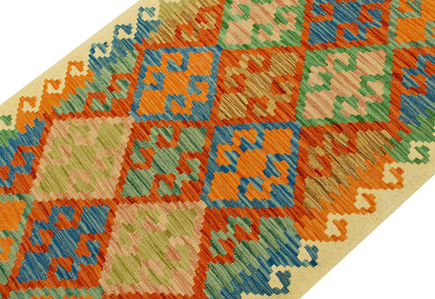 Afghan Kilim | 300 x 82 cm