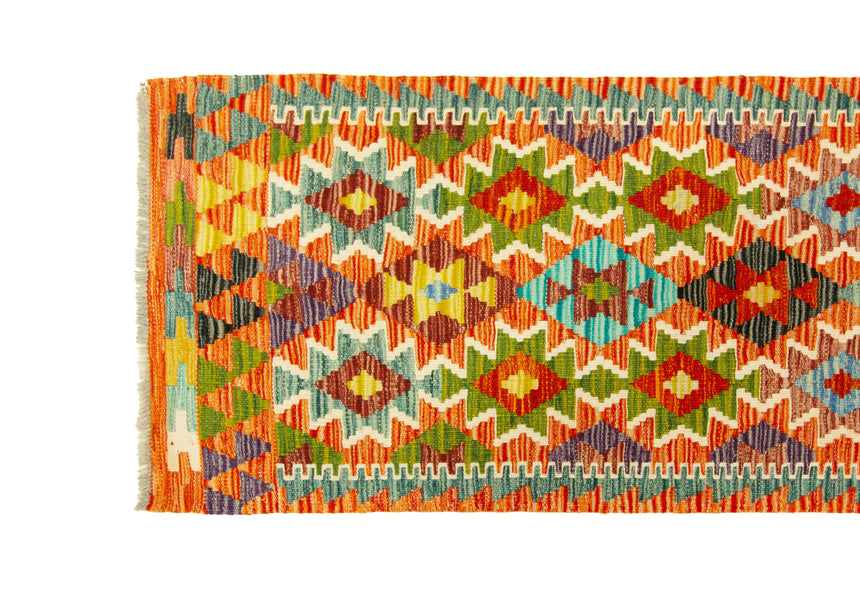 Afghan Kilim | 295 x 63 cm