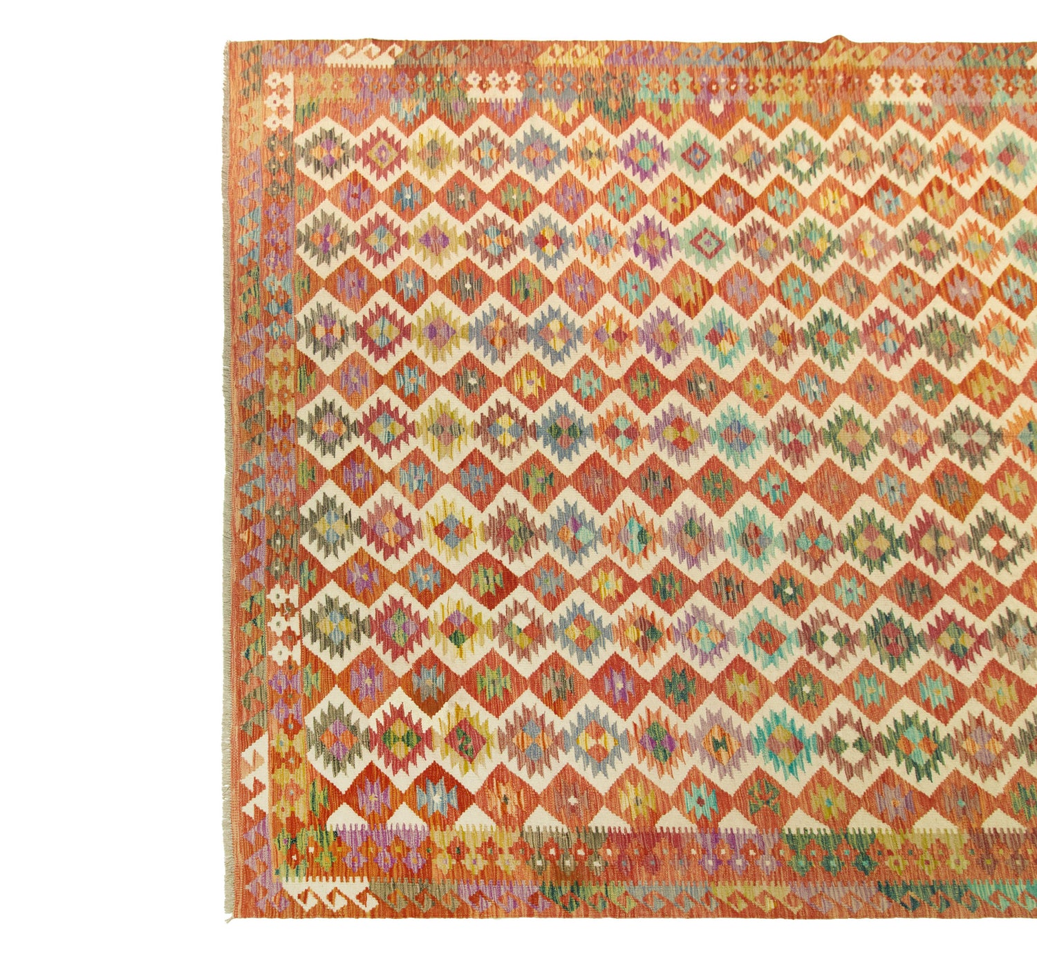 Kilim Afgano | 344 x 254 cm