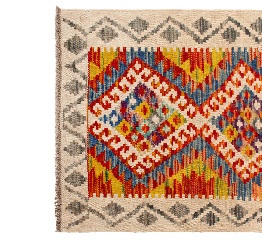 Kilim Afegão | 199 x 60 cm