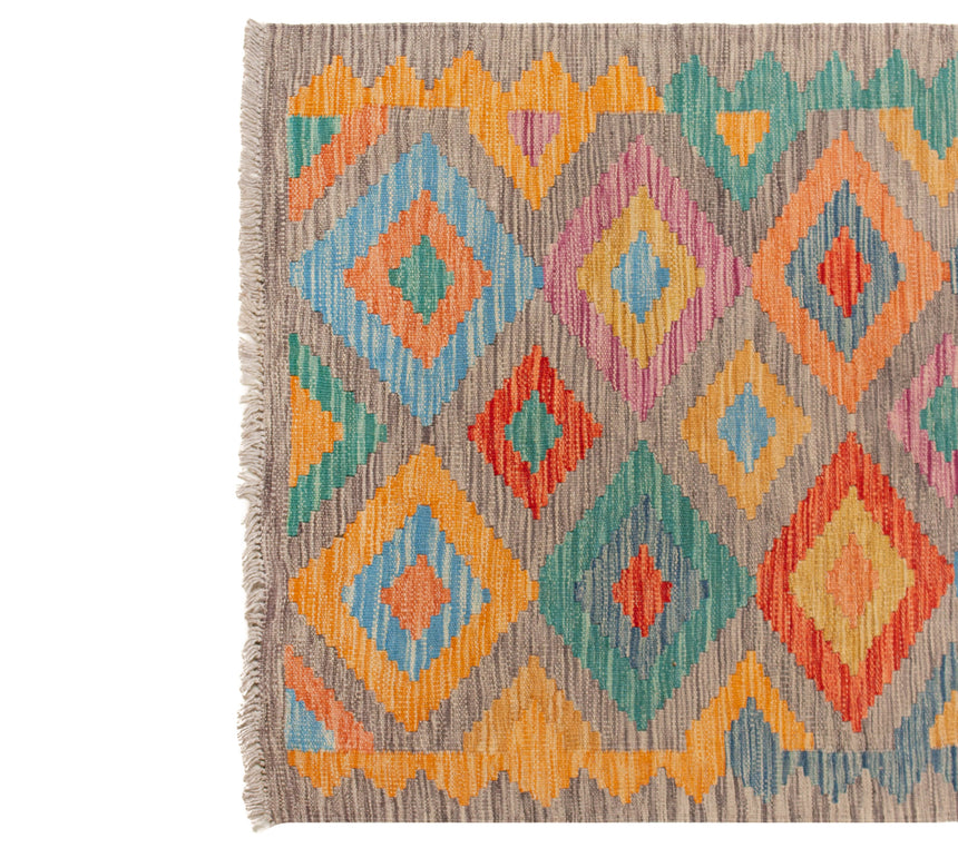 Kilim Afegão | 293 x 82 cm