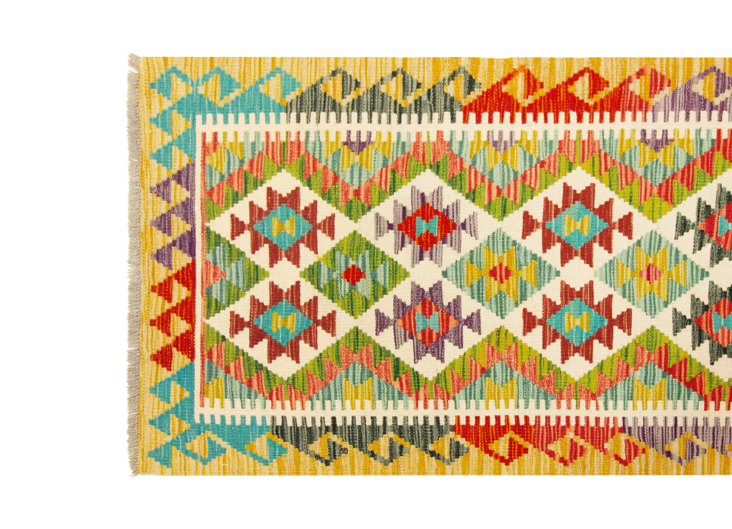 Kilim Afgano | 247 x 79 cm