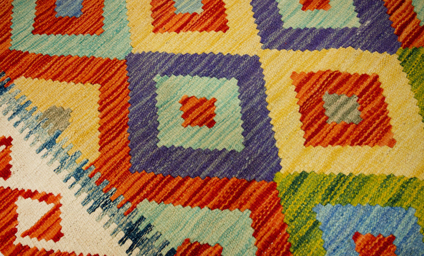 Kilim Afgano | 126 x 86 cm