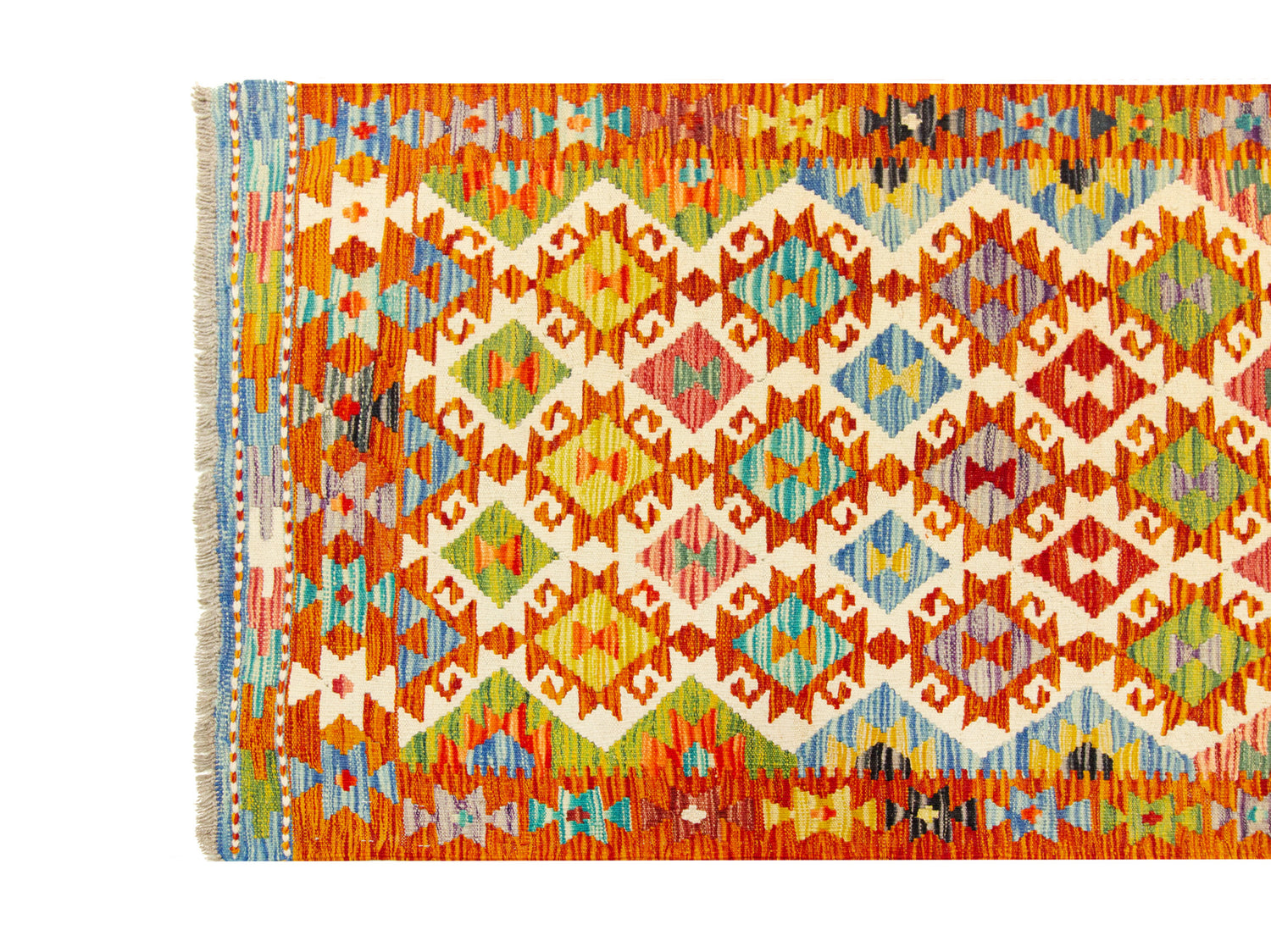 Kilim Afgano | 254 x 87 cm