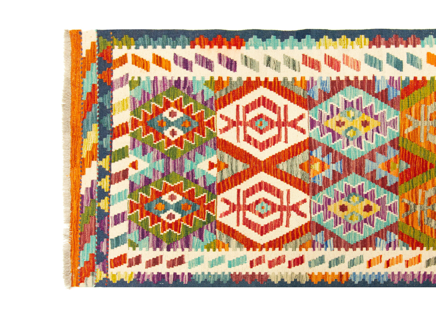 Kilim Afgano | 250 x 82 cm