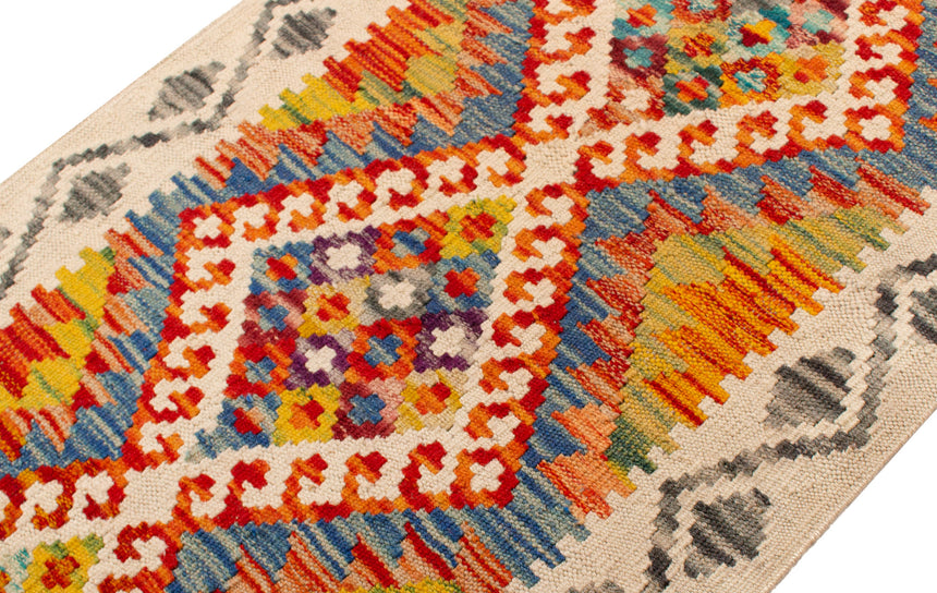 Kilim Afegão | 199 x 60 cm