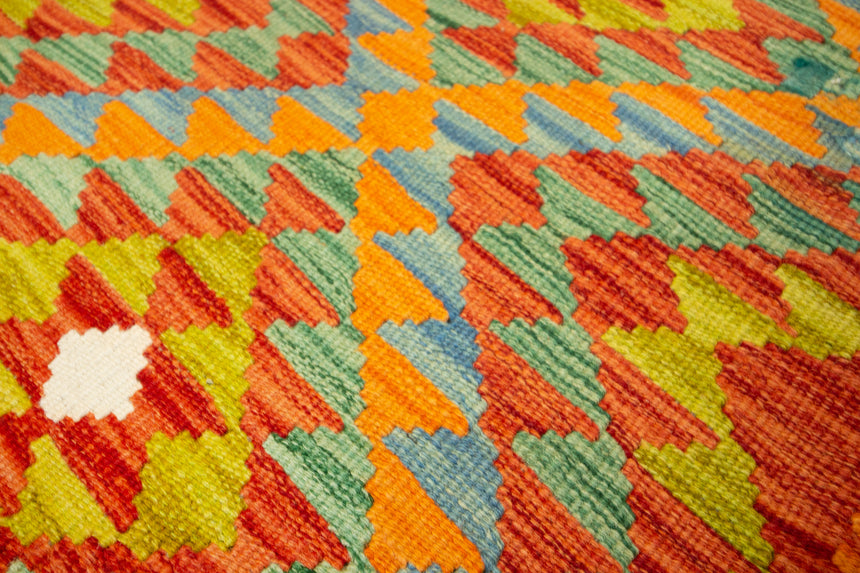 Kilim Afgano | 214 x 74 cm