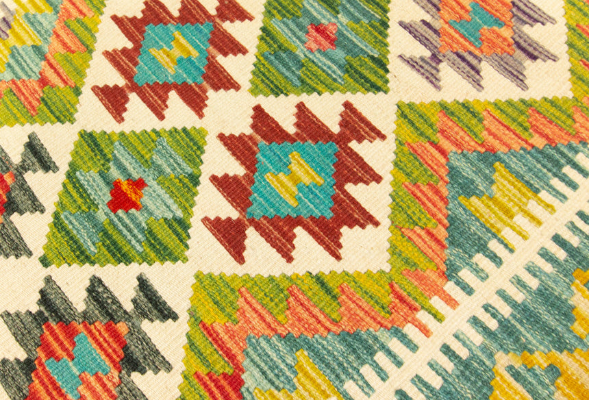 Kilim Afgano | 247 x 79 cm