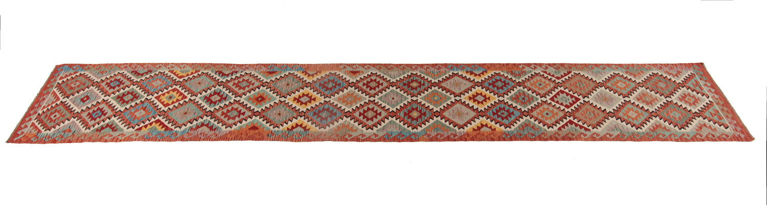 Kilim afgano | 592 x 80 cm