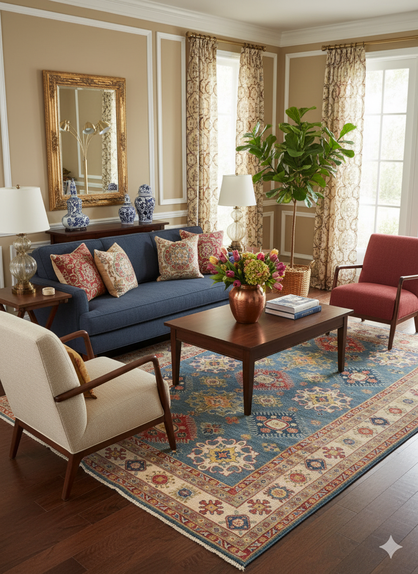 Alfombra Kazak | 311 x 199 cm