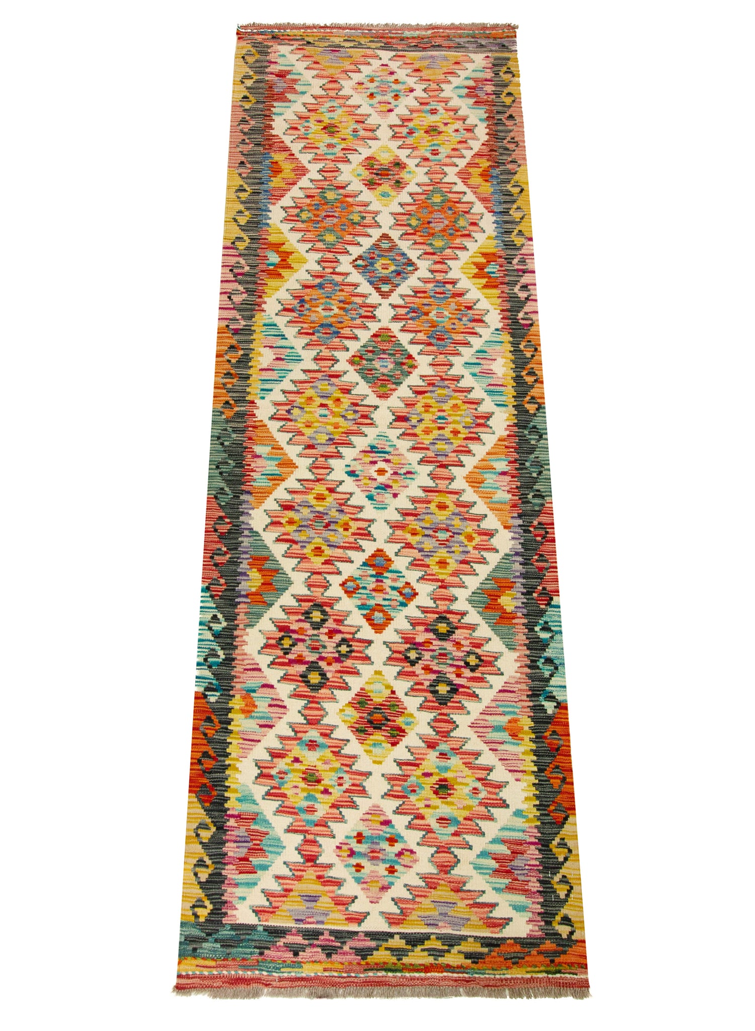 Kilim Afgano | 260 x 85 cm