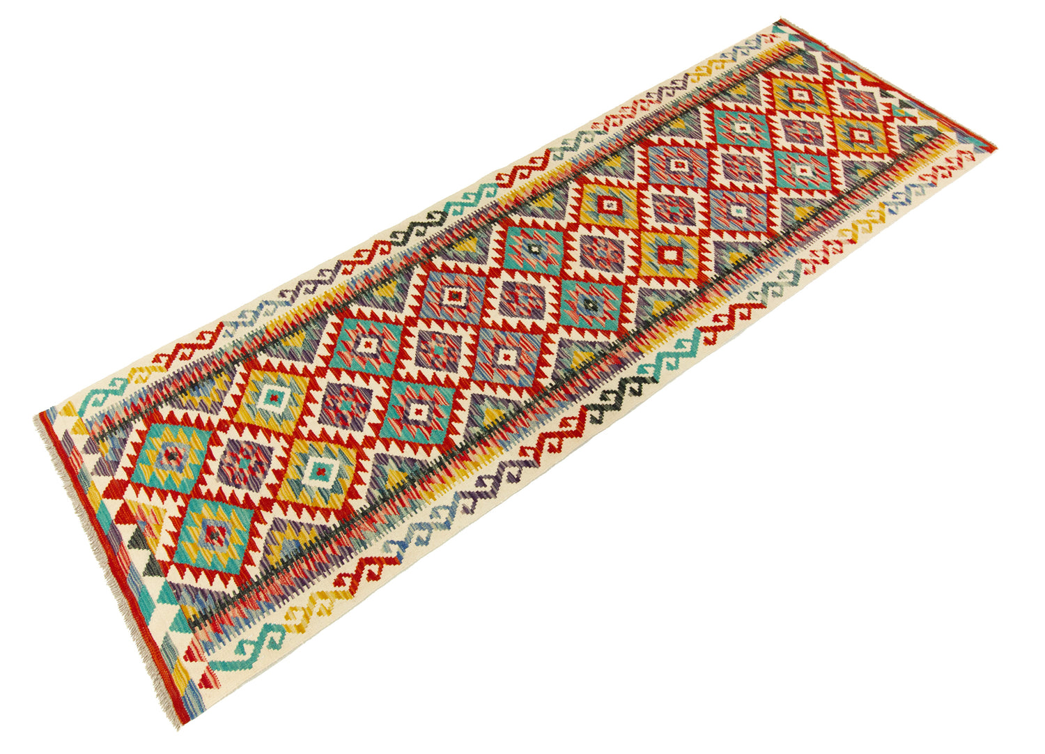 Kilim Afgano | 238 x 79 cm