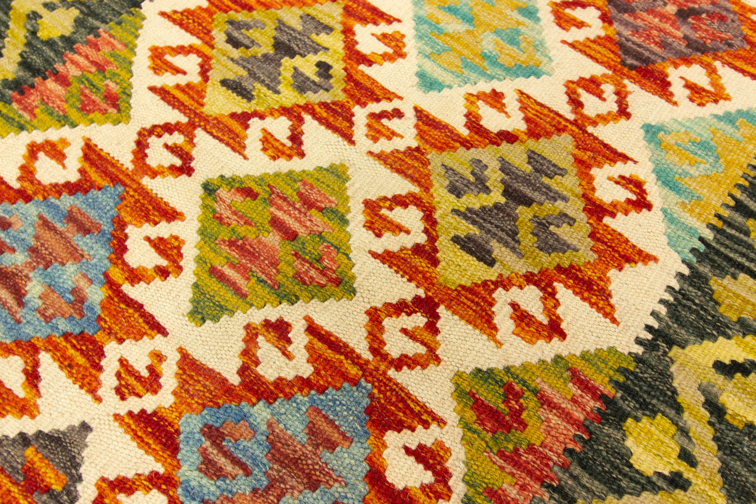 Afghan Kilim | 252 x 81 cm