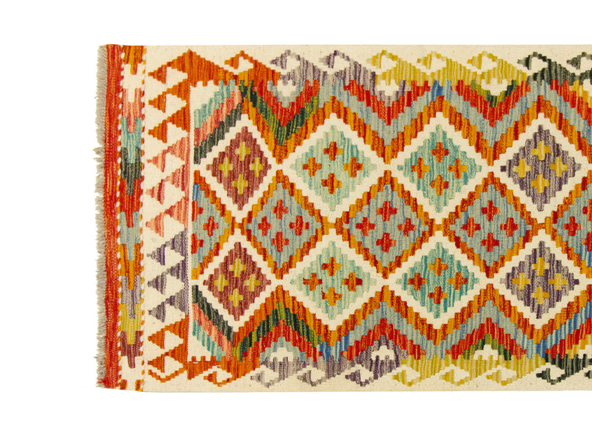 Afghan Kilim | 251 x 78 cm