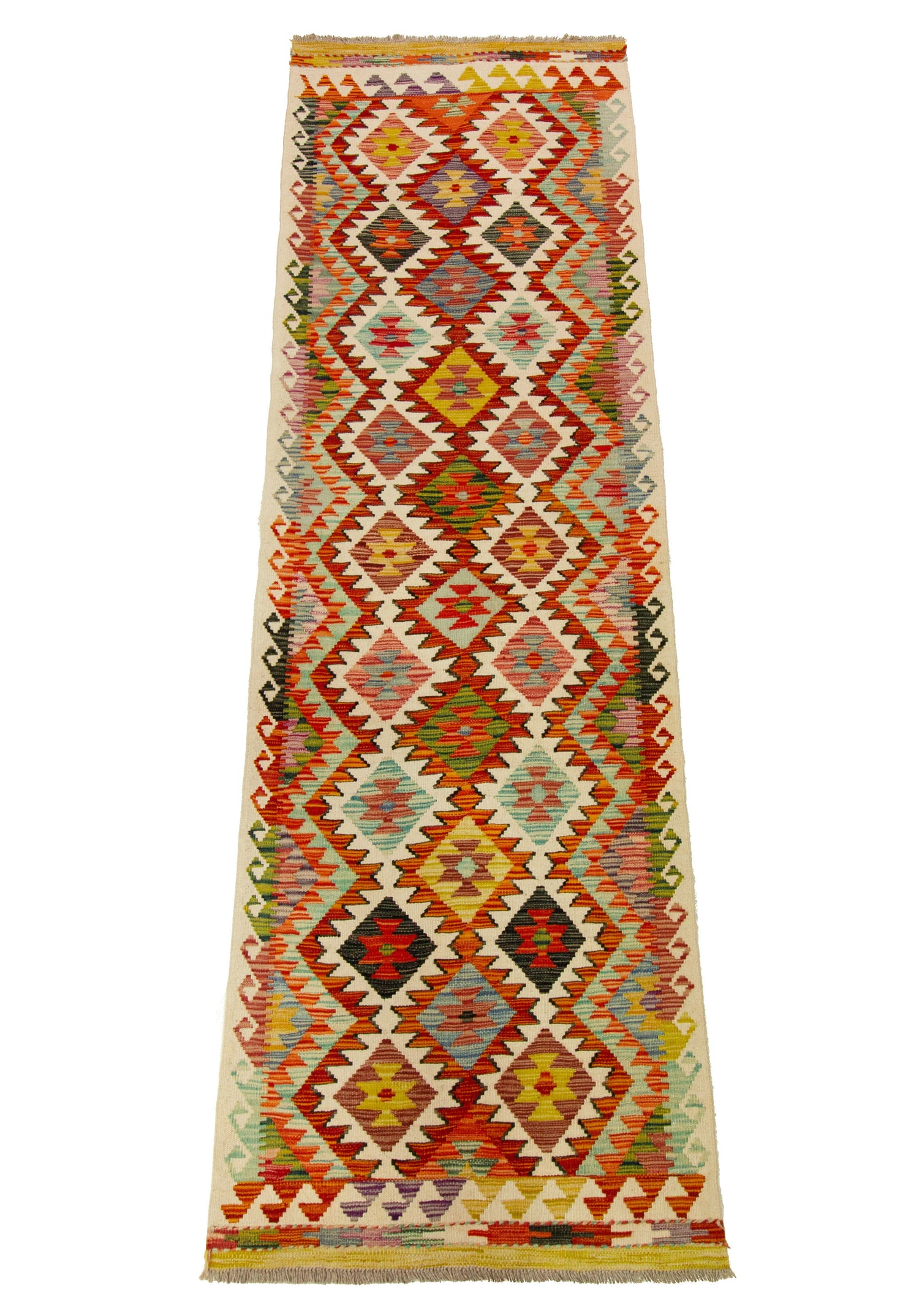 Afghan Kilim | 249 x 80 cm