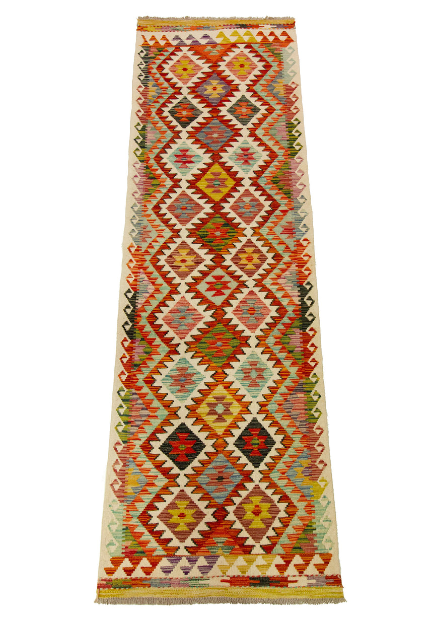 Afghan Kilim | 249 x 80 cm