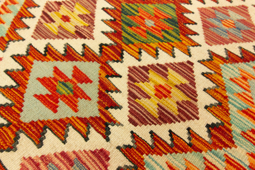 Afghan Kilim | 249 x 80 cm