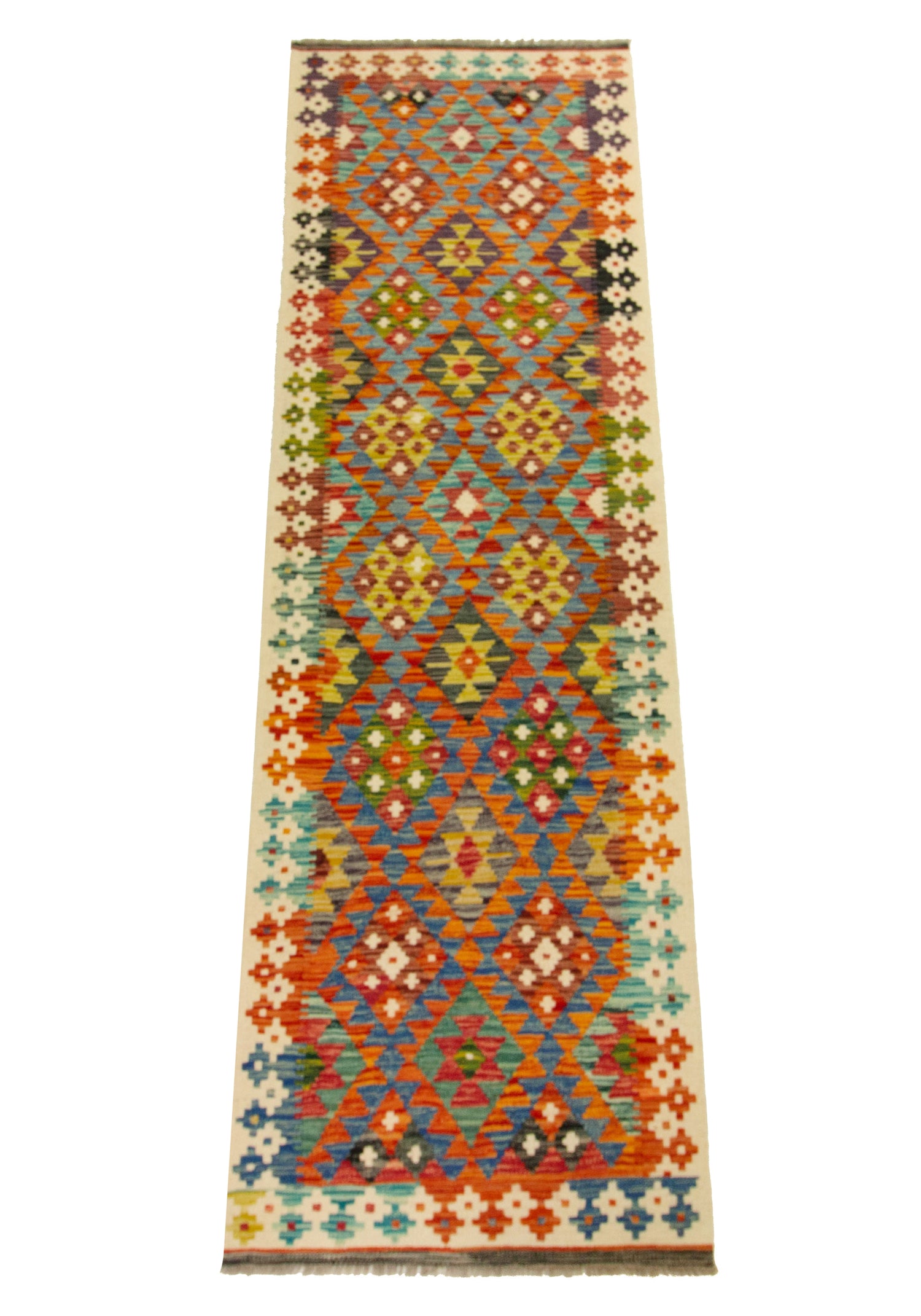 Afghan Kilim | 251 x 80 cm