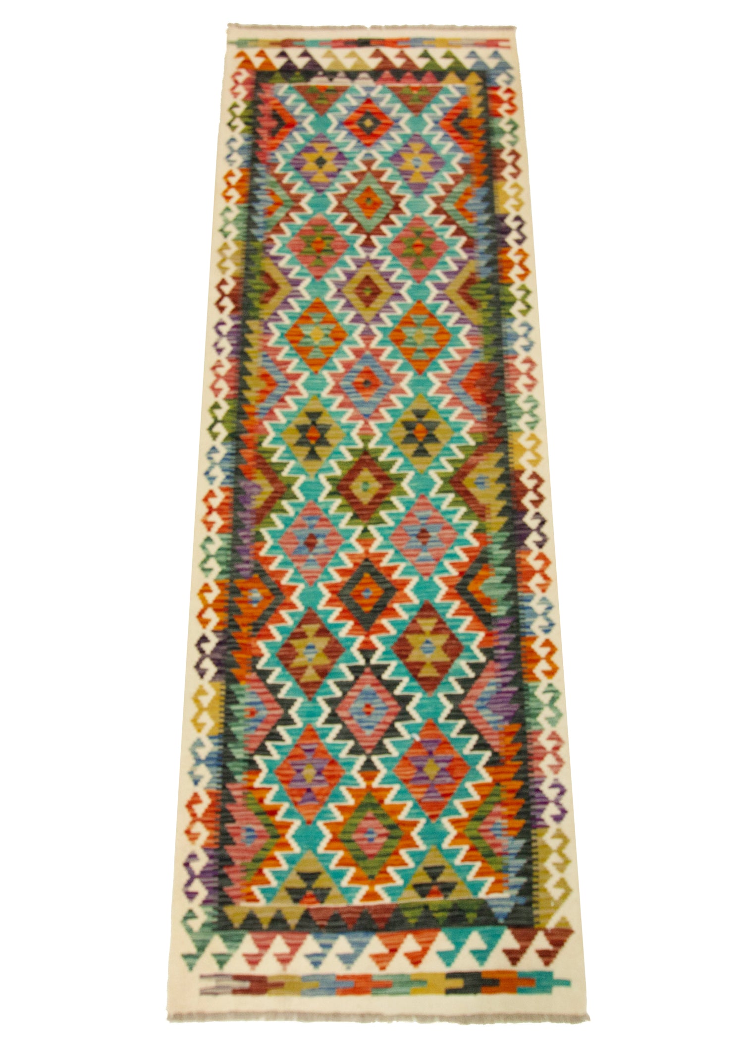 Afghan Kilim | 247 x 83 cm