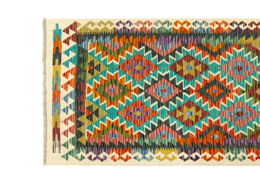 Afghan Kilim | 247 x 83 cm