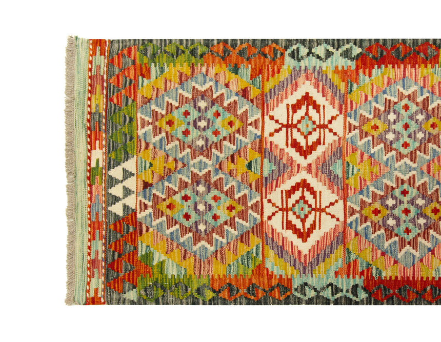 Afghan Kilim | 252 x 78 cm