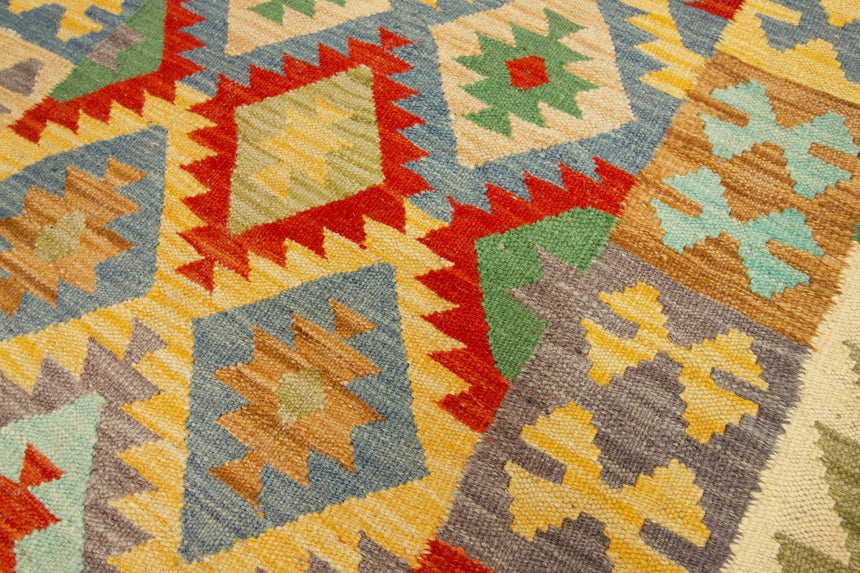 Afghan Kilim | 384 x 87 cm