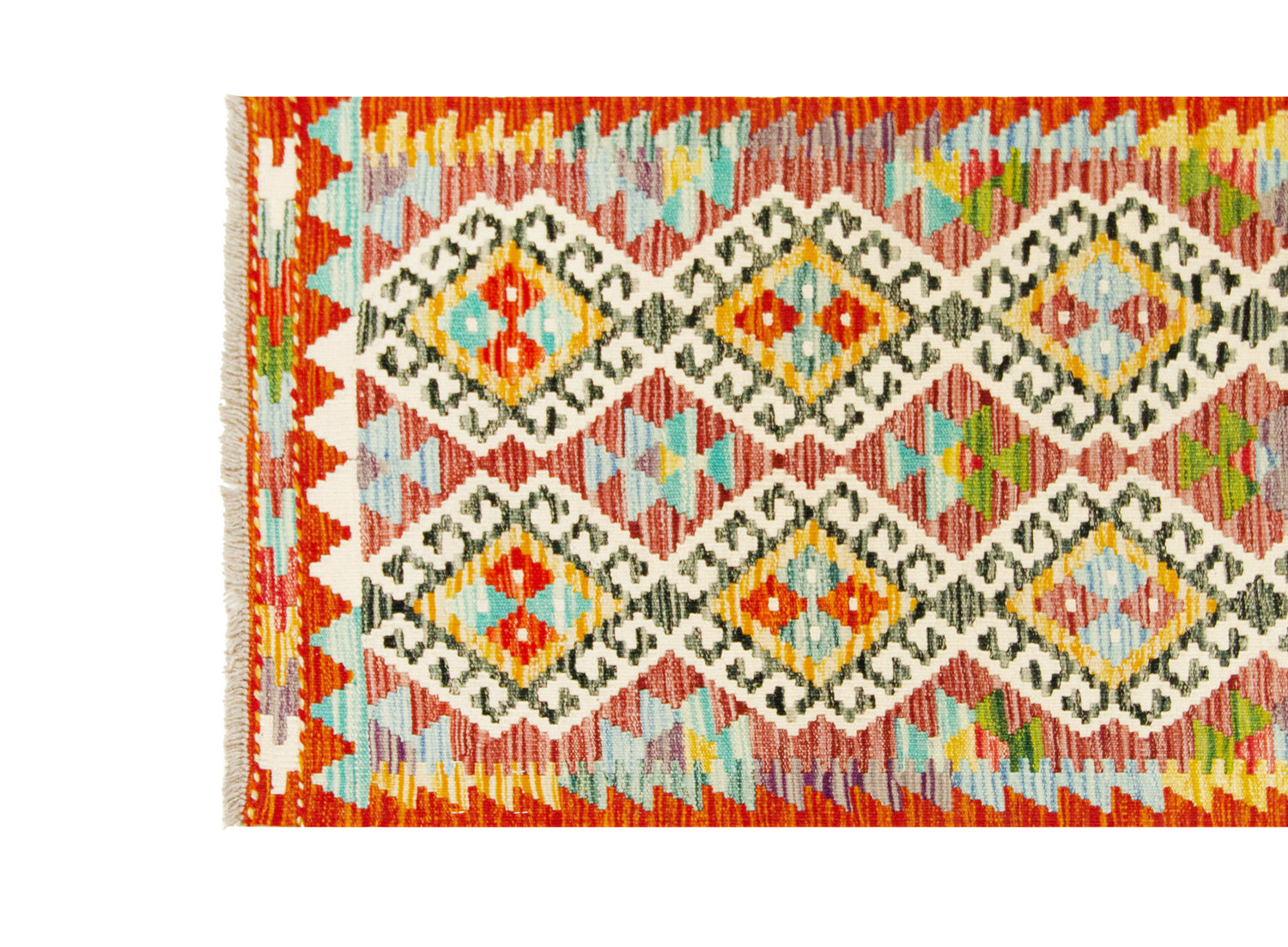 Afghan Kilim | 291 x 64 cm