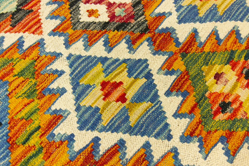 Afghan Kilim | 392 x 92 cm