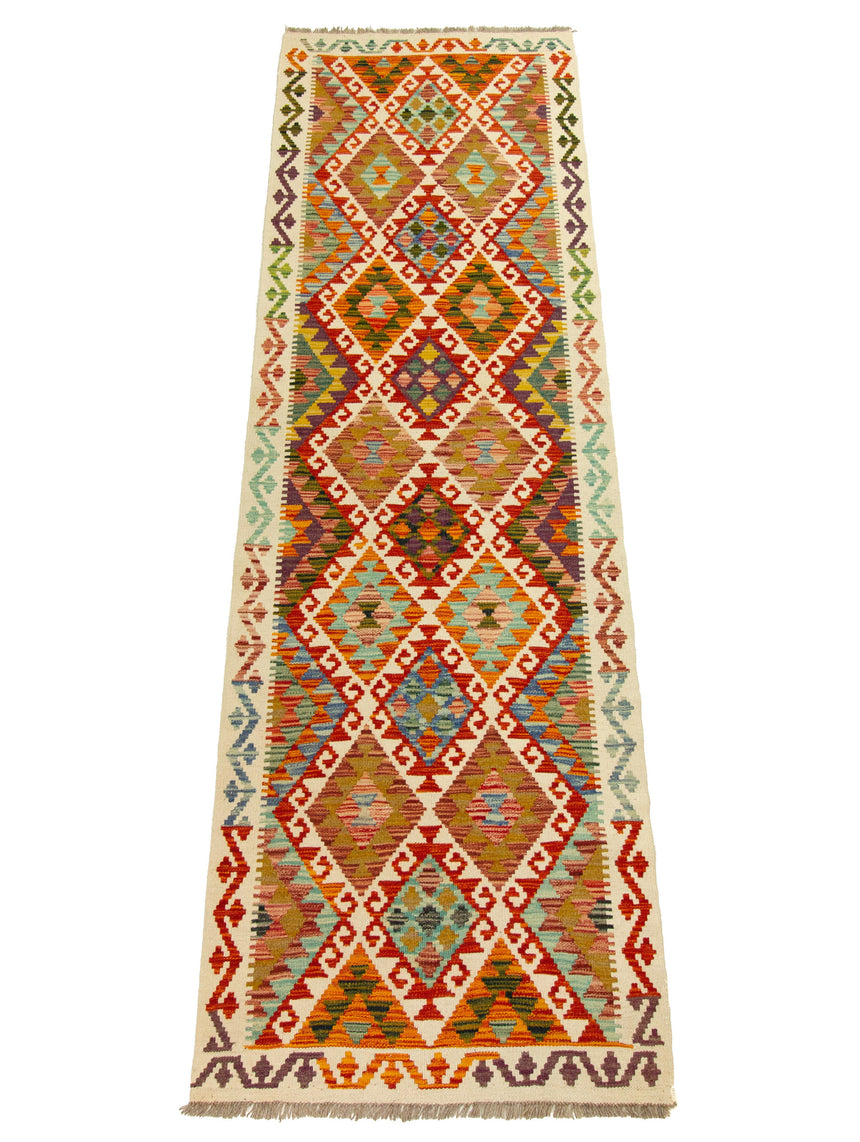 Afghan Kilim | 281 x 90 cm