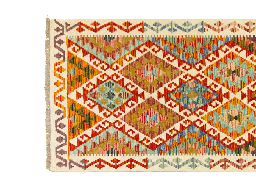 Afghan Kilim | 281 x 90 cm