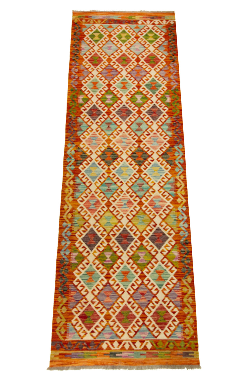 Afghan Kilim | 252 x 83 cm