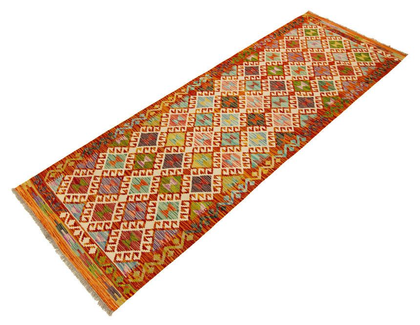 Afghan Kilim | 252 x 83 cm
