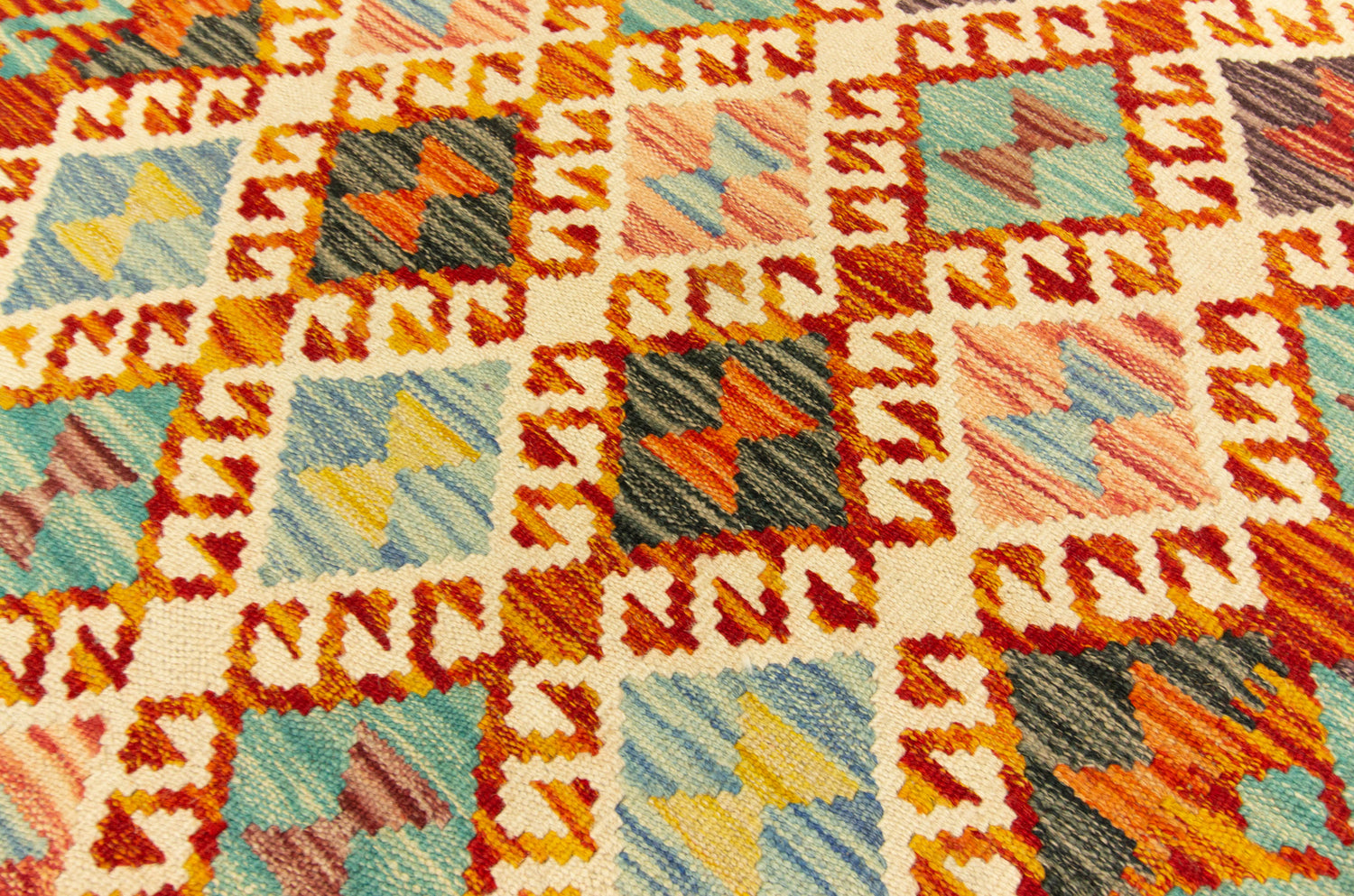 Afghan Kilim | 252 x 83 cm