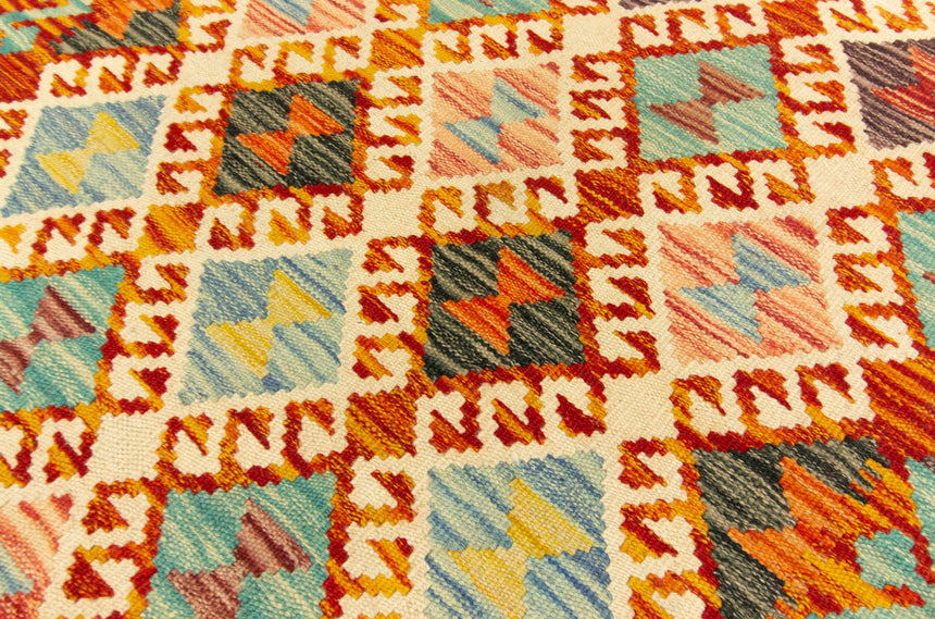Afghan Kilim | 252 x 83 cm
