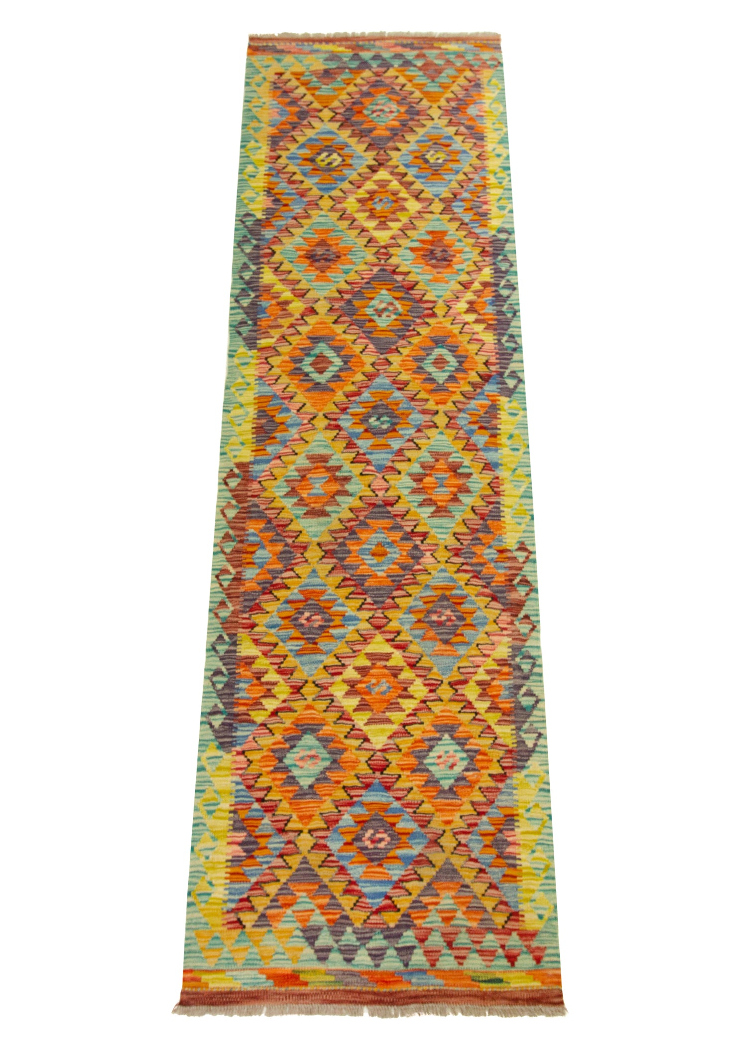 Afghan Kilim | 253 x 78 cm