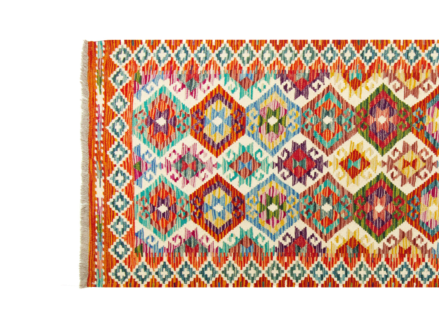 Kilim Afgano | 487 x 84 cm