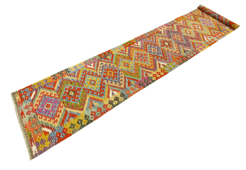 Afghan Kilim | 483 x 81 cm