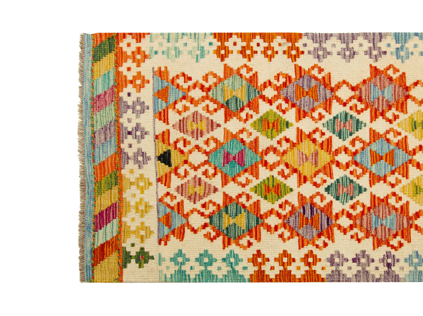 Kilim Afgano | 492 x 82 cm