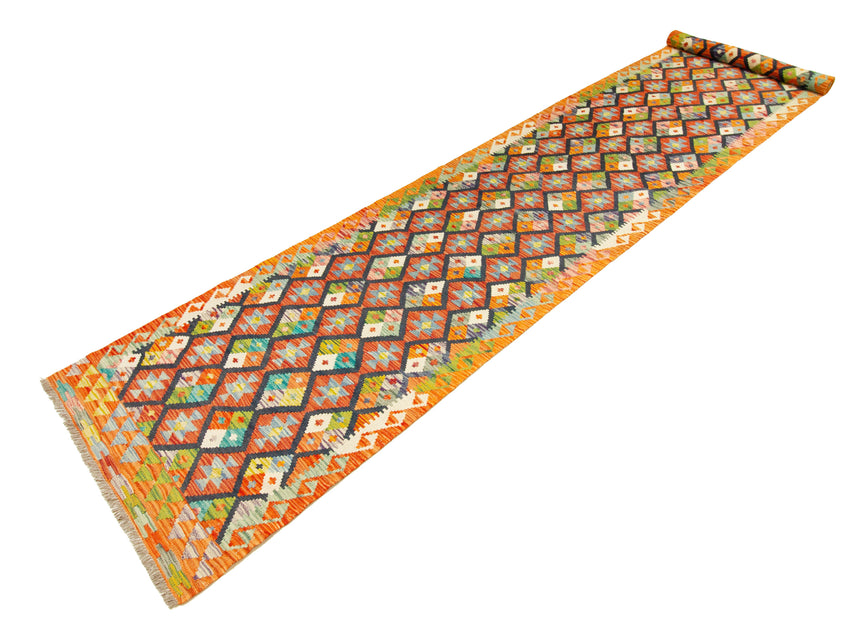 Kilim Afgano | 496 x 88 cm