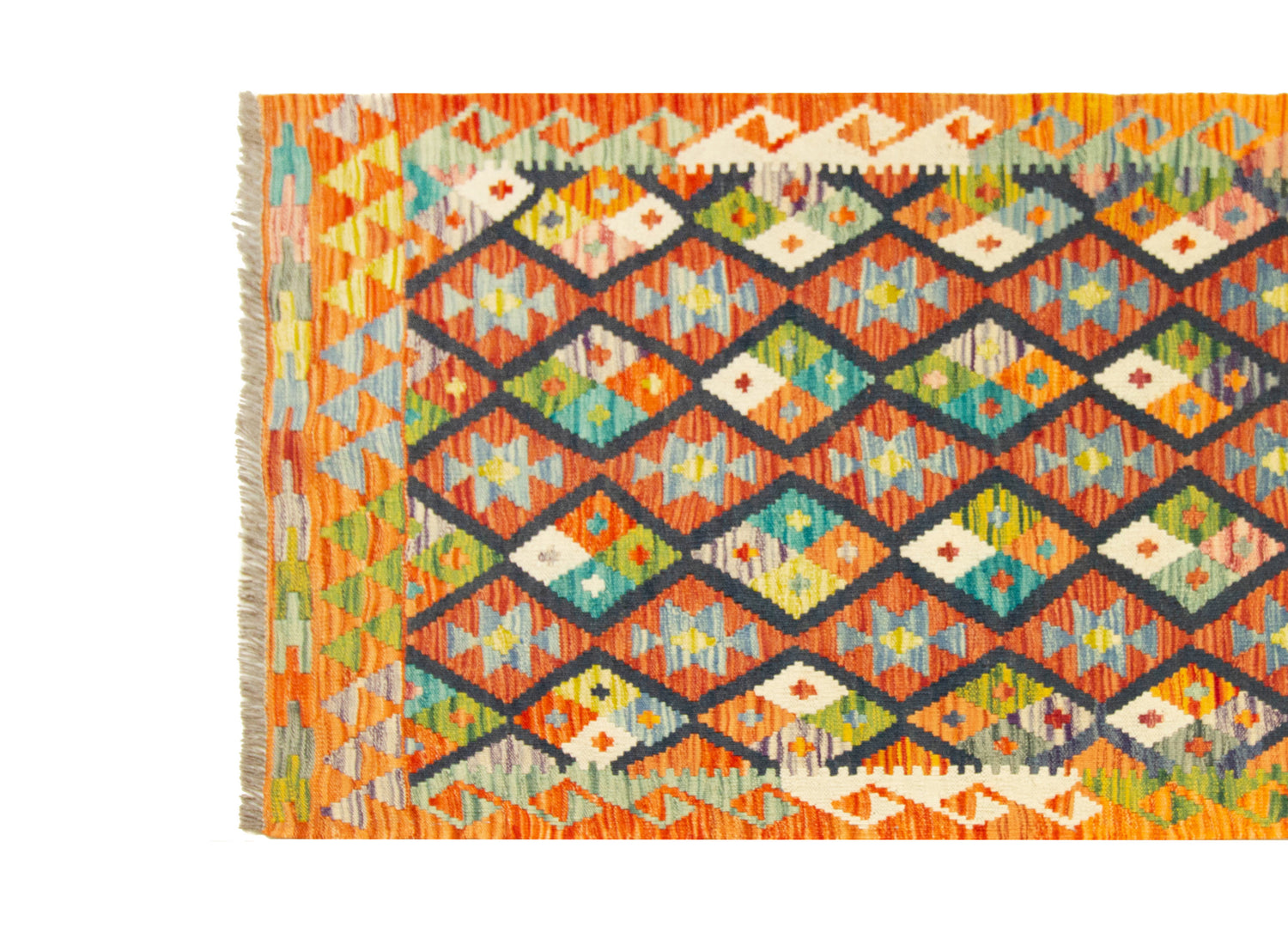 Kilim Afgano | 496 x 88 cm