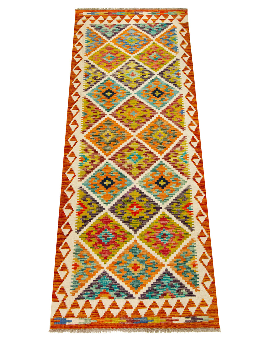 Kilim Afgano | 202 x 80 cm