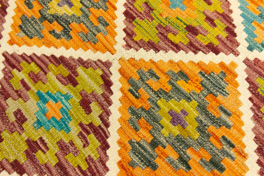 Kilim Afgano | 202 x 80 cm