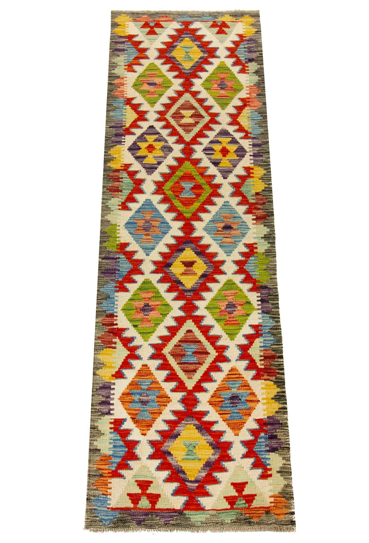 Afghan Kilim | 196 x 63 cm