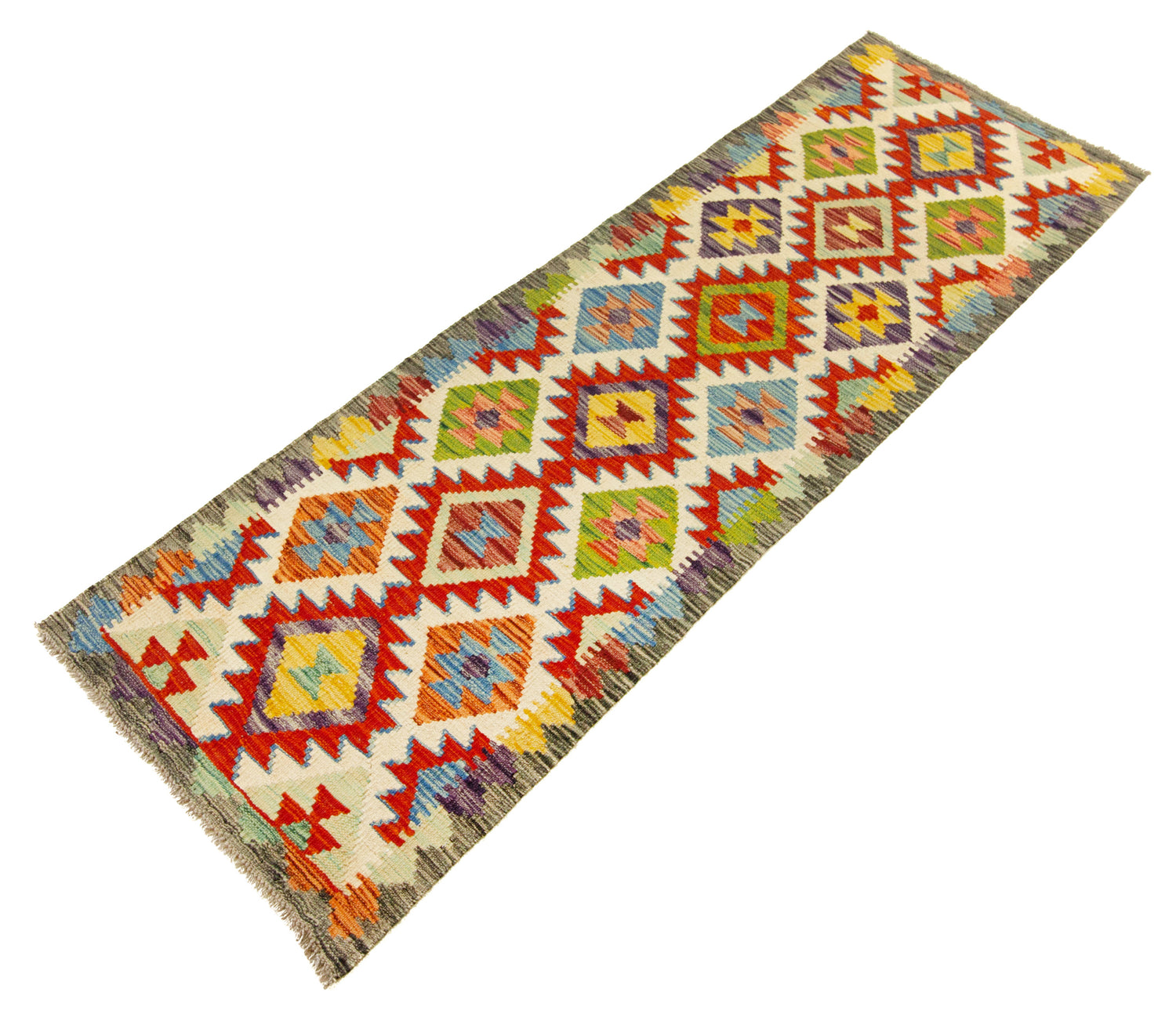 Afghan Kilim | 196 x 63 cm