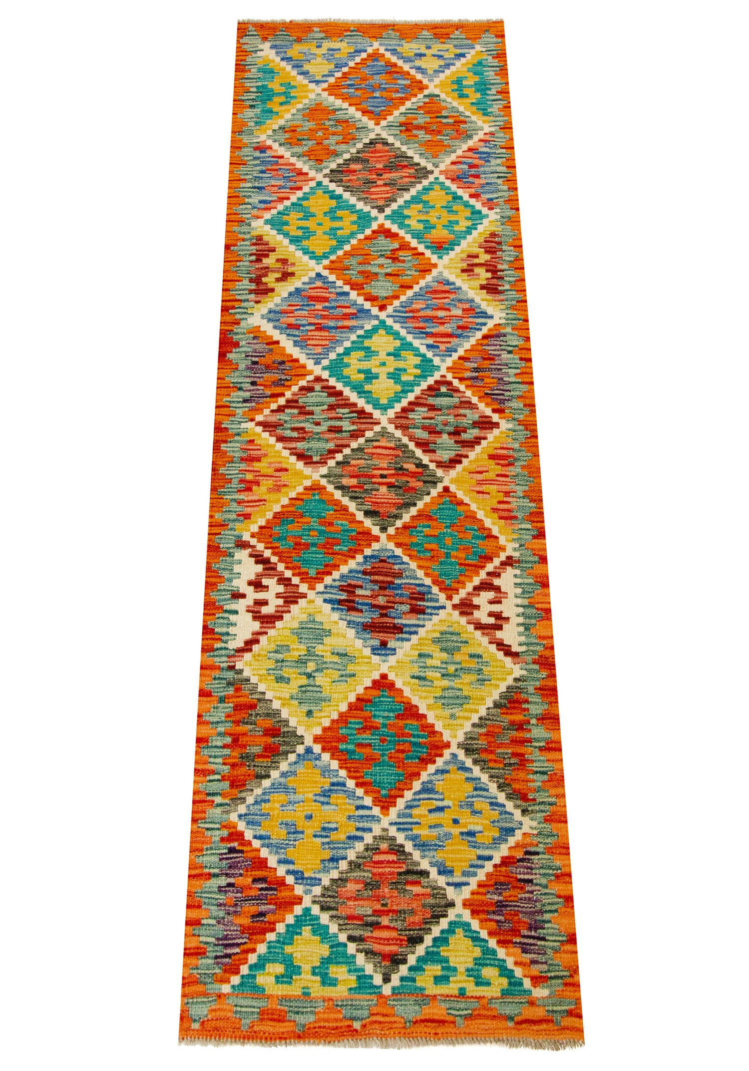 Afghan Kilim | 199 x 60 cm