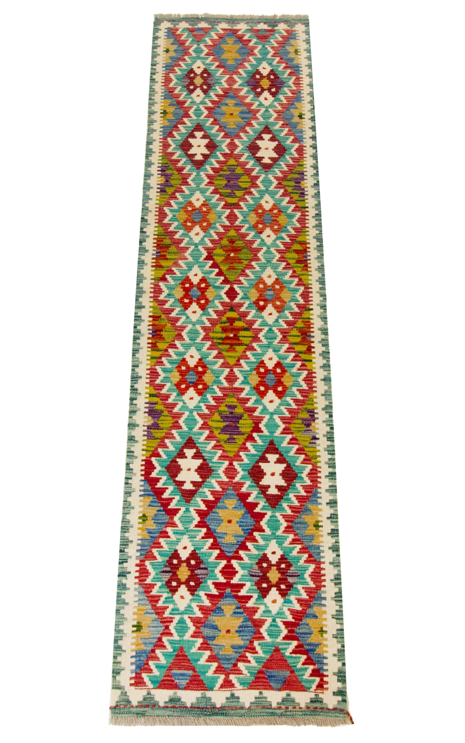 Kilim Afgano | 254 x 65 cm