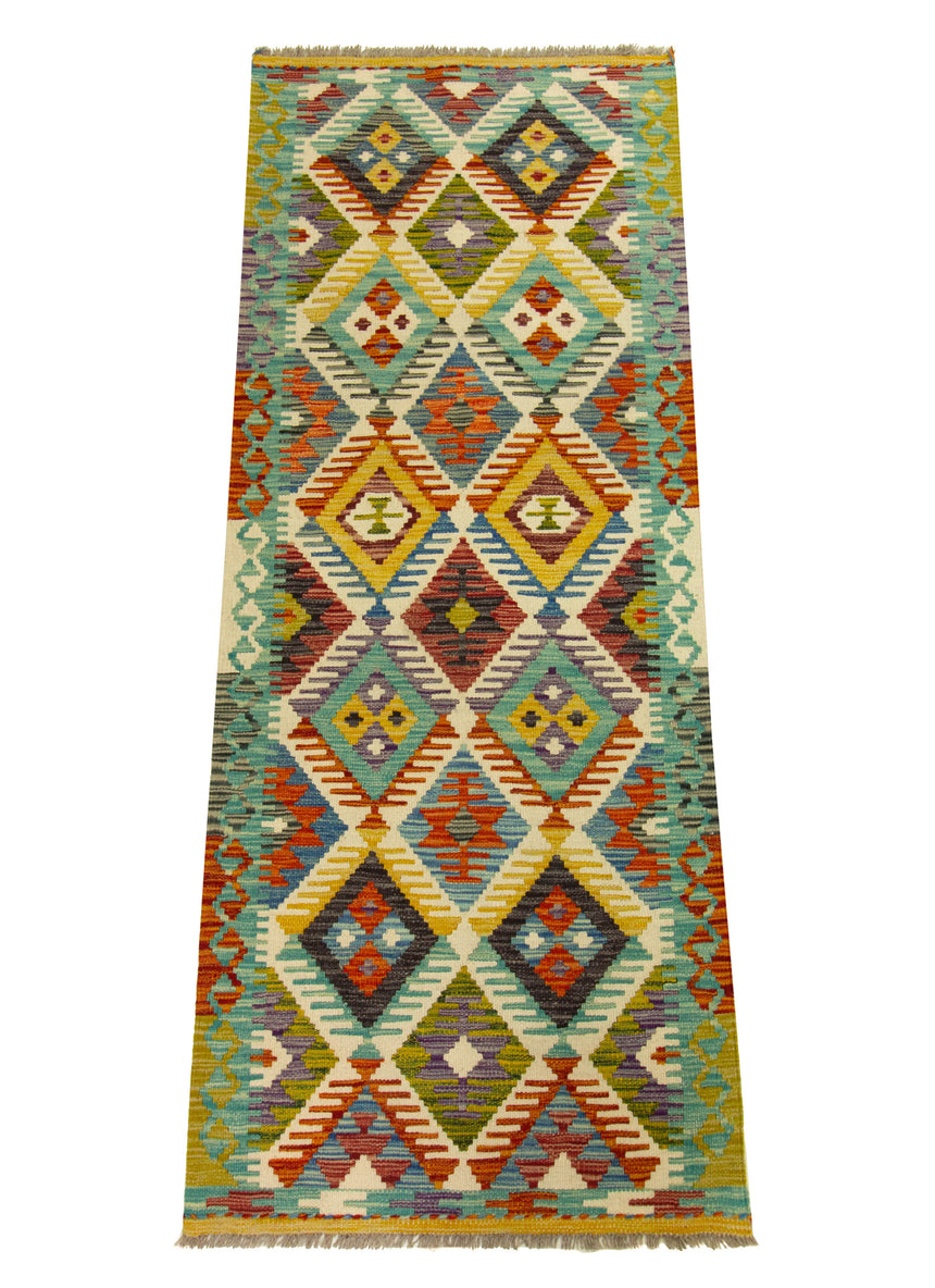 Kilim Afgano | 197 x 80 cm